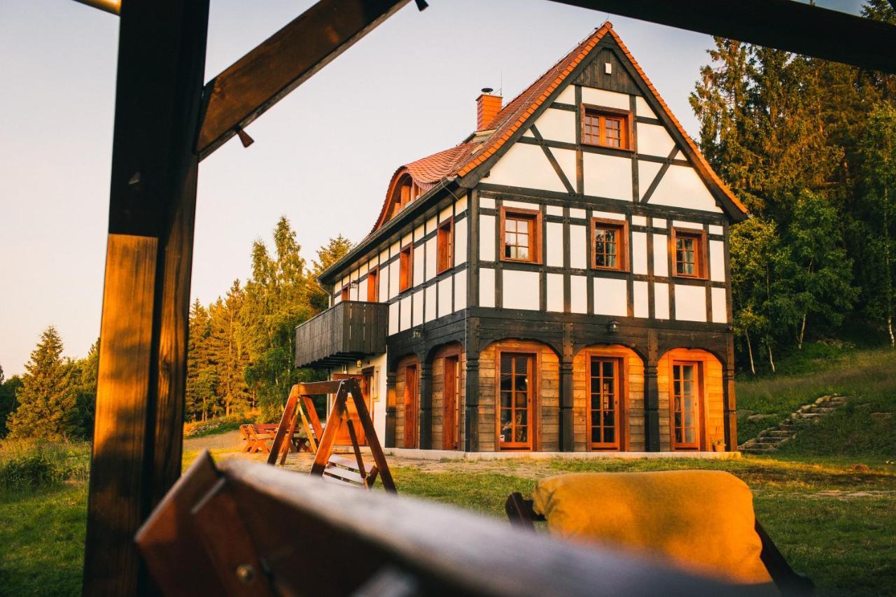 Izerski Horyzont - Dom Z Balia W Lesnej Perspektywie Kopaniec Exterior foto