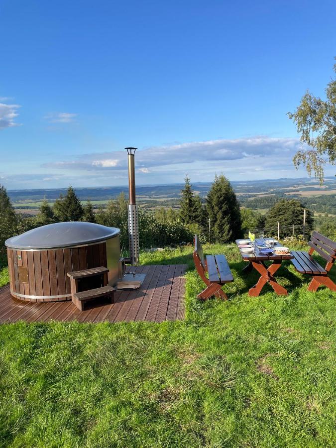 Izerski Horyzont - Dom Z Balia W Lesnej Perspektywie Kopaniec Exterior foto